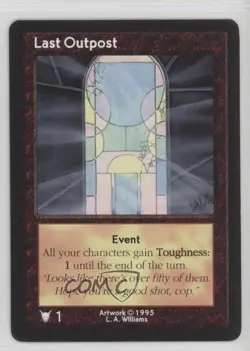 1995 Shadowfist Collectible Card Game Standard Last Outpost 0e3 - Image 1