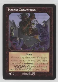 1995 Shadowfist Collectible Card Game Standard Heroic Conversion 0e3 - Image 1