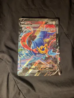 JUMBO Zacian V Union Oversized Card SWSH165 Black Star Promo Pokemon - Image 1