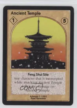 1995 Shadowfist Collectible Card Game Standard Ancient Temple 0e3 - Image 1