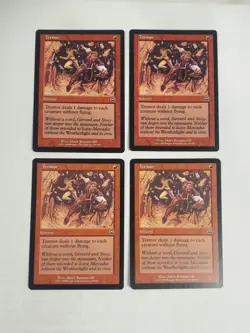 MTG Playset 4x Tremor (Mercadian Masques/Red/C) - BGM - Image 1