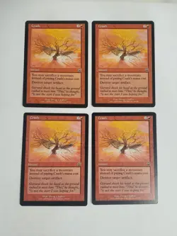 MTG Playset 4x Crash (Mercadian Masques/Red/C) - BGM - Image 1