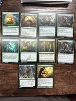 Wild Hunt 60-Card Green MTG Deck w/ Bonus - Ready to play wolf tribal Dirt Cheap - Image 2
