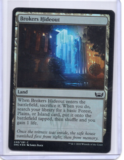 Brokers Hideout Foil 248/281 MTG SNC Land Streets of New Capenna LP - Image 1