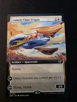 Lumen-class Frigate (0321) Extended Art Regular Edge Of Eternities Mtg - Image 1
