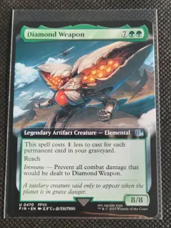 Diamond Weapon - #470 - Uncommon - Extended Art - MTG: Final Fantasy - FIN - Image 1