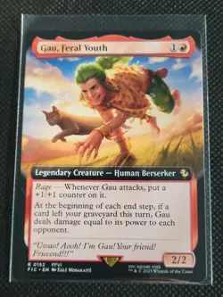 Gau, Feral Youth - #152 - Rare - Extended Art - MTG: Final Fantasy - FIC - Image 1