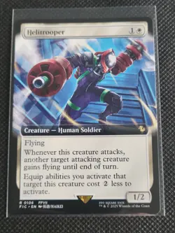 Helitrooper - #106 - Rare - Extended Art - MTG: Final Fantasy Commander - FIC - Image 1