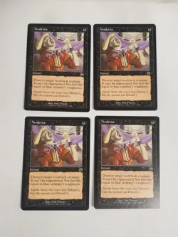 MTG Playset 4x Vendetta (Mercadian Masques/Black/C) - BGM - Image 1