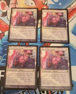 Mtg NOT OF THIS WORLD x4 NM Playset Rise Of The Eldrazi 8/248 -Argo- - Image 1