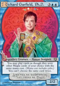 [1x] Richard Garfield, Ph.D. Near Mint, English Unhinged MTG Magic - Image 1