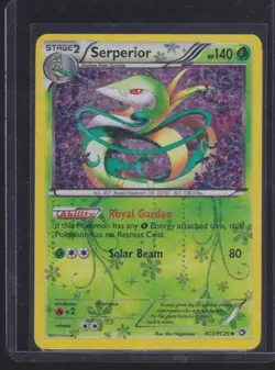 2013 POKEMON SERPERIOR HOLO RADIANT COLLECTION LEGENDARY TREASURES #RC3 - Image 1