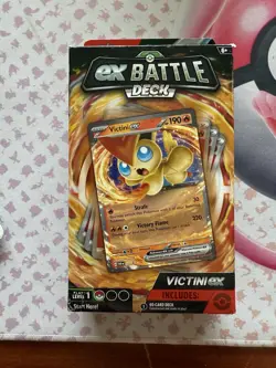 2024 Pokemon ex Battle Deck Victini ex Factory Sealed! - Image 1