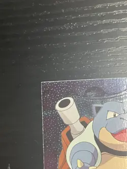 1999 RARE Topps Pokemon Movie #09 Blastoise Textured Holo Foil 9 Out Of 12 LP - Image 5