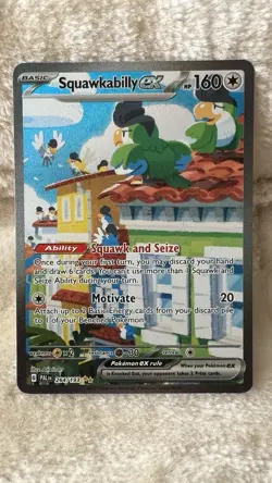 Pokemon Squawkabilly ex 264/193 Paldea Evolved Special Illustration Rare Holo NM - Image 1