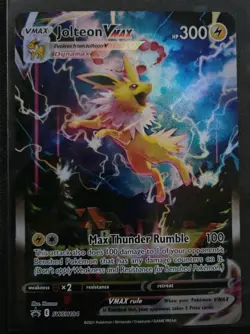 2021 Pokemon SWSH Black Star Promos Jolteon Vmax JUMBO SWSH184 - Image 1