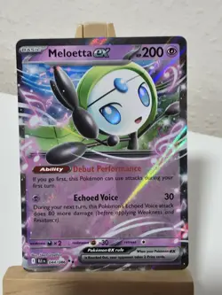 Pokemon TCG Meloetta EX Double Rare 44/86 Black Bolt BLK - English - Image 1