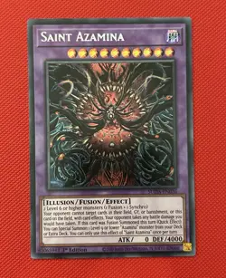 SUDA-EN036 “Saint Azamina” Secret Rare 1st Edition YuGiOh IN STOCK NOW! - Image 1