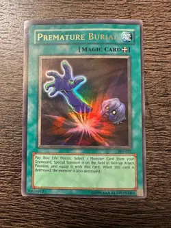 Pemature Burial - PSV-037 - YuGiOh! Pharaoh's Servant - Ultra Rare - MP - Image 1