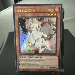 Ash Blossom & Joyous Spring ALT ART - RA04-EN025 Secret Rare 1st Edition Yugioh - Image 1