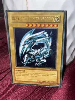 Yu-Gi-Oh Blue-Eyes White Dragon SDK-001 Ultra Rare Yugioh German SDK GD - - Image 1
