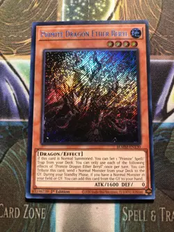 *** PRIMITE DRAGON ETHER BERYL *** 1ST EDITION SECRET RARE BLMM-EN130 YUGIOH! - Image 1