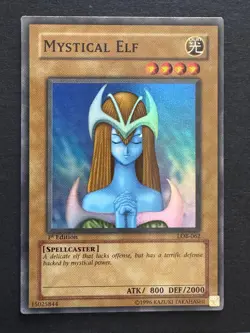 Mystical Elf 1st ED Legend of Blue Eyes LOB NM Glossy yugioh - Image 1