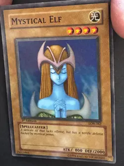 Mystical Elf 1st ED Legend of Blue Eyes LOB NM Glossy yugioh - Image 4