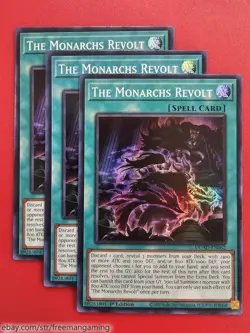 Yugioh Monarch Deck Core Set 15 card DUAD Eidos the Underworld Masterplan Revolt - Image 5