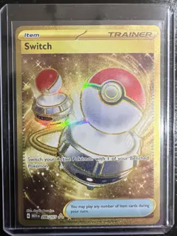 Pokemon Card TCG - Switch 206/165 Hyper Rare Scarlet & Violet 151 Near Mint - Image 1
