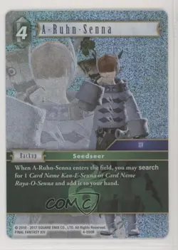 2017 Final Fantasy Trading Card Game: Opus 4 Collection A-Rhun-Senna #4-050R 9l4 - Image 1