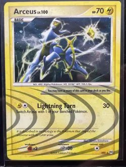Arceus - AR6 - Pokemon Arceus Holo Card MP - Image 1