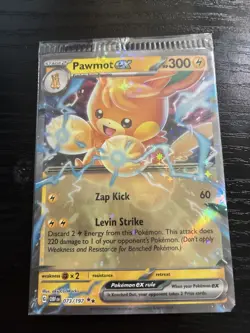 Pokemon Pawmot EX TCG Sv03: Obsidian Flames Holo Double Rare Card 073/197 Sealed - Image 1