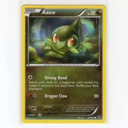 Pokemon TCG Axew 67/101 BW Plasma Blast Regular Common Card EN-LP 2013 - Image 1