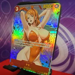One Piece Nami Sexy Bikini Anime Waifu Girl Lewd Doujin Goddess Art Card TCG FS - Image 2