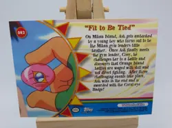 2000 Pokemon Orange Islands OR2 FIT TO BE TIED blue logo non-holo card TCG - - Image 2