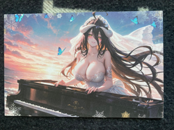 Matchmaker 2 Spicy Waifu NSFW A5 Sizes Card Board Albedo Overlord Piano - Image 1