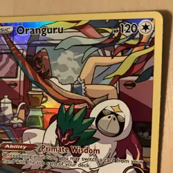 Oranguru TG12/TG30 Brilliant Stars Trainer Gallery Ultra Rare Pokemon Card NM - Image 4