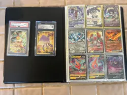 Pokemon Card Collection binder Included. 2 GRADED 10 Slabs Also Included - Image 1