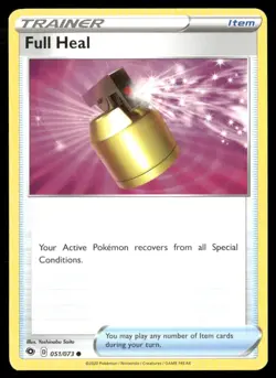 2020 Champion's Path Set Pokemon Card 51 Full Heal NM - Image 1