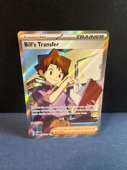 Bills Transfer 194/165 S&V 151 (MEW EN) Ultra Rare Full Art Pokemon Trainer Card - Image 1