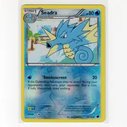 Pokemon TCG Seadra 19/116 BW Plasma Freeze Reverse Holo Uncommon Card EN-MP 2013 - Image 1