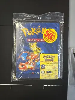 Pokemon Original Trading Card Album Folder 1999 SEALED - Image 1