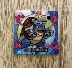Pokemon Eif Mega Blastoise Gameboy Lenticular Card - Image 1
