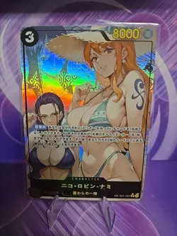 Nami Nico Robin One Piece Doujin Card Goddess Stroy Waifu ACG Custom FS - Image 1