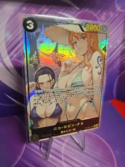 Nami Nico Robin One Piece Doujin Card Goddess Stroy Waifu ACG Custom FS - Image 2