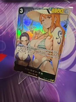Nami Nico Robin One Piece Doujin Card Goddess Stroy Waifu ACG Custom FS - Image 3