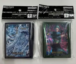 Roronoa Zoro 70 Sleeves ONE PIECE Card Game Official Ver.11 Sealed AJ27 set 2 - Image 1