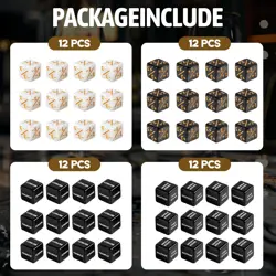 48 Pieces MTG Counter Token Dice Counters Marble Keyword Counters life Counte - Image 4