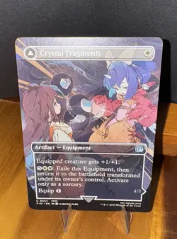 MTG Crystal Fragments Borderless Final Fantasy NM - Image 1